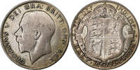 Great Britain 1/2 Crown George V, Silver, KM:818.1a -