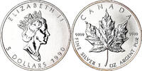 Canada 5 Dollars Coin, Elizabeth II, Royal Canadian Mint, Ottawa -