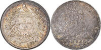 Guatemala 1/2 Real, Medio Coin, Silver, KM:165 -