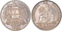 Guatemala 1/2 Real, Medio Coin, Copper-nickel, KM:176 -
