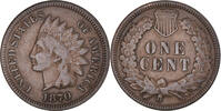 United States Cent Coin, Indian Head Cent, U.S. Mint, Philadelphia -