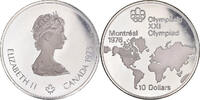Canada 10 Dollars Coin, Elizabeth II, Montréal XXI Olympiade, Ottawa -