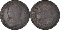 France 5 Centimes Coin, Dupré, Geneva, Bronze, KM:640.6 -