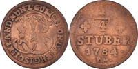 German States 1/4 Stüber Coin, JULICH-BERG, Karl Theodor -