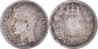 France 1/2 Franc Coin, Charles X, Paris, Silver, KM:723.1 -