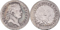 France 1/2 Franc Coin, Napoléon I, Lyon, Silver, KM:680.4 -