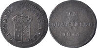 Italian States Quattrino Coin, ITALIAN STATES, Charles-Louis de Bourbon -
