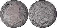 France 5 Centimes Coin, Dupré, Strasbourg, Bronze, KM:640.4 -