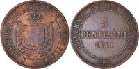ITALIAN STATES 5 Centesimi Coin, TUSCANY, Provisional Government -