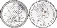 Isle of Man 1/10 Noble Coin, Elizabeth II, Platinum, KM:153 -