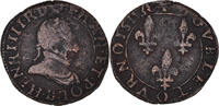France Double Tournois 158[?] Rouen Coin, Henri III, Rouen, Copper S 32,95 EUR  plus 4,95 EUR verzending