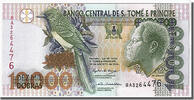 Saint Thomas and Prince 10,000 Dobras Banknote, KM:66b -