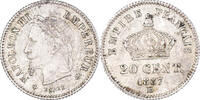 France 20 Centimes Coin, Napoleon III, Strasbourg, Silver -