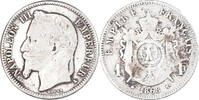 France Franc Coin, Napoleon III, Paris, Silver, KM:806.1 -
