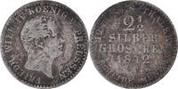German States 2-1/2 Silber Groschen Coin, PRUSSIA, Friedrich Wilhelm IV -