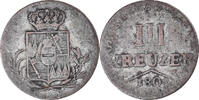 German States 3 Kreuzer, Groschen Coin, WURZBURG, Ferdinand, Würzburg -