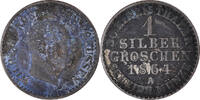 German States 2-1/2 Silber Groschen Coin, PRUSSIA, Wilhelm I, Berlin -