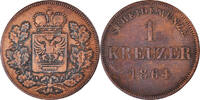 German States Kreuzer Coin, SCHWARZBURG-RUDOLSTADT, Friedrich G -