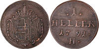 German States Heller Coin, FURTHER AUSTRIA, Josef II, Günzburg -
