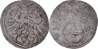 German States 3 Pfennig Coin, SILESIA, Leopold I, Brieg -