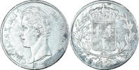France 5 Francs Coin, Charles X, Paris, Silver, KM:728.1 -