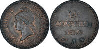 France Centime Coin, Dupré, Paris, Bronze, KM:754 -