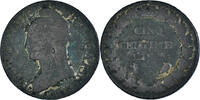 France 5 Centimes Coin, Dupré, Metz, Bronze, KM:640.2 -