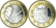Finland 5 Euro Provinces - Savonia, Vantaa, Bi-Metallic -