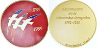France Medaille Bicentenaire de la Révolution Française, Arthus Bertrand -