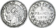 France 5 Francs Coin, Cérès, Paris, sans légende, Silver -