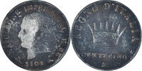 ITALIAN STATES Centesimo Coin, KINGDOM OF NAPOLEON, Napoleon I, Bologna -