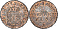 German States Pfennig Coin, PRUSSIA, Friedrich Wilhelm IV, Berlin -