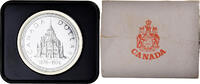 Canada Dollar Coin, Elizabeth II, Parliament Library, Royal Canadian -