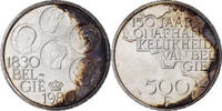 Belgium 500 Francs, 500 Frank Coin, Baudouin I, Brussels -