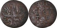 German States 12 Heller Coin, AACHEN, Aachen, Copper, KM:51 -