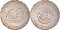 Uganda 5 Shillings Coin, Copper-nickel, KM:7 -