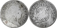 German States 6 Kreuzer Coin, BAVARIA, Maximilian IV, Josef, Munich -