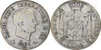 ITALIAN STATES 5 Lire Coin, KINGDOM OF NAPOLEON, Napoleon I, Milan -