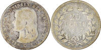 Netherlands 25 Cents Coin, Wilhelmina I, Utrecht, Silver -