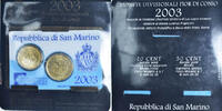San Marino Euro-Set Rome, 20c + 50c, Nordic gold -