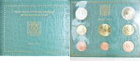 Vatican 1 Cent to 2 Euro euro set, Rome, Benoit XVI -