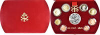 Vatican 1 Cent to 2 Euro euro set, Rome, Jean Paul II -