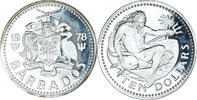 Barbados 10 Dollars Coin, Neptune, Franklin Mint, Proof -