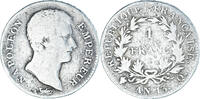 France Franc Coin, Napoleon I, Perpignan, Silver, KM:656.12 -