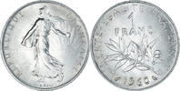 France Franc Coin, Semeuse, Paris, Nickel, KM:925.1 -