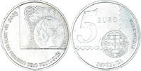 Portugal 5 Euro stamp, Lisbon, Silver, KM:749 -