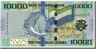 Sierra Leone 10,000 Leones Banknote, KM:33 -