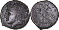 Bronze Coin, Sicily, Hiketas II, Syracuse -