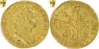 France louis d'or au soleil Louis XV, Louis d'or au Soleil, Aix, Pedigree, Gold, PCGS -
