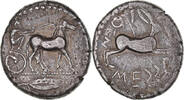 Tetradrachm Coin, Sicily, Messana, Pedigree, Silver -